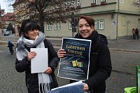 Große Weihnachtsbaumschmück-Aktion auf dem Töpfermarkt in Bad Langensalza Bild: Große Weihnachtsbaumschmück-Aktion auf dem Töpfermarkt in Bad Langensalza