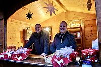 Bild: Er&ouml;ffnung der Lichterpoesie im Japanischen Garten; Andr&eacute; Bohn (li.) und Andreas Reimann (re.)