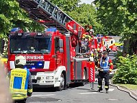 Bild: In Menteroda geriet am Donnerstag ein Wohnhaus in Brand.