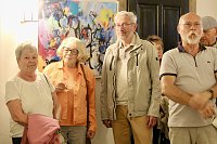 Bild: Vernissage der K&uuml;nstlerin K&uuml;nstlerin Gudrun Anlauft in Rathaus Bad Langensalza