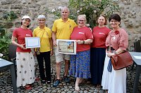 Bild: Lulo Reinhardt & Brise Manouche im Kreuzgang des Augustinerklosters in  Bad Langensalza