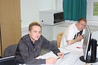Azubis bei der GSES Bild: Azubis bei der GSES