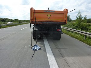 Unfall auf der A 38