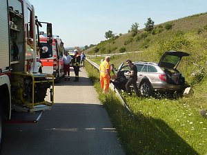 Unfall auf der A 38