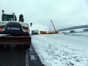 Letzte Arbeiten an der Unfallstelle