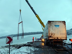 Letzte Arbeiten an der Unfallstelle