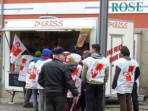 Warnstreik in Nordhausen