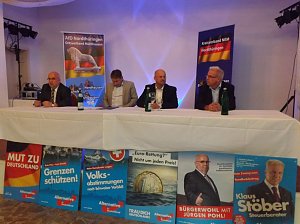 AfD-Wahlkampf in Mühlhausen