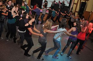 Junge Party im Klubhaus