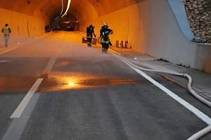Übung auf der Autobahn