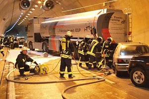 Übung auf der Autobahn
