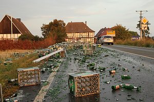 Bierlaster verungl&uuml;ckt