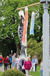 Kodomo No Hi, das Kinderfest, heute Nachmittag im Japanischen Garten
