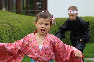 Kodomo No Hi, das Kinderfest, heute Nachmittag im Japanischen Garten