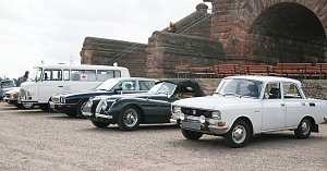 Oldtimer auf Ausfahrt am Kyffhäuser