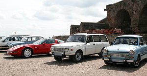 Oldtimer auf Ausfahrt am Kyffhäuser