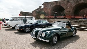 Oldtimer auf Ausfahrt am Kyffhäuser