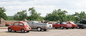 Oldtimer auf Ausfahrt am Kyffhäuser