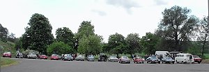 Oldtimer auf Ausfahrt am Kyffhäuser