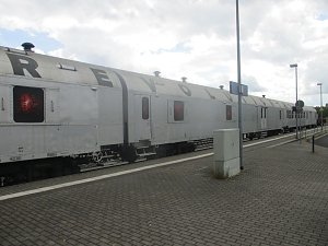 Der "Revolution Train" kann in Mühlhausen besucht werden