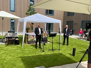 Einweihungsfeier des neuen Wohngemeinschaftshausesder Novalis Diakonie