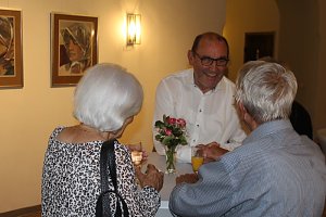 Vernissage imRathaus mit Erken von ann Vrielinck