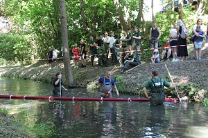 Am Start und an der Strecke des Entenrennens 2022