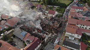 Der Tag nach dem Gro&szlig;brand in Bothenheilingen