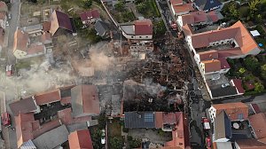 Der Tag nach dem Gro&szlig;brand in Bothenheilingen