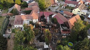 Der Tag nach dem Gro&szlig;brand in Bothenheilingen