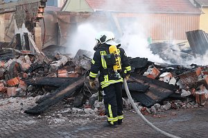 Der Tag nach dem Gro&szlig;brand in Bothenheilingen