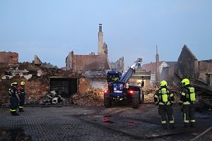 Der Tag nach dem Gro&szlig;brand in Bothenheilingen