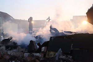 Der Tag nach dem Gro&szlig;brand in Bothenheilingen