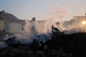 Der Tag nach dem Gro&szlig;brand in Bothenheilingen
