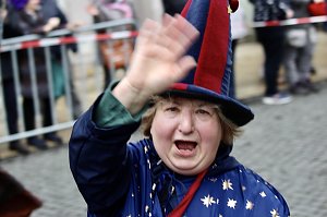 ZUm Karnevalsumzug zog es viele Jecken in die Stadt Bad Langensalza
