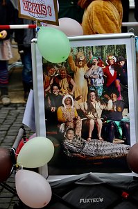 ZUm Karnevalsumzug zog es viele Jecken in die Stadt Bad Langensalza