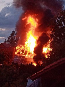 Brand in Oberdorla
