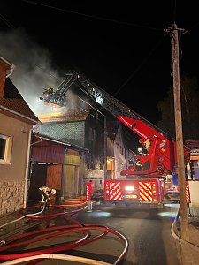 Brand in Oberdorla