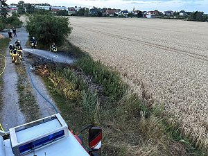 Fl&auml;chenbrand am Abend