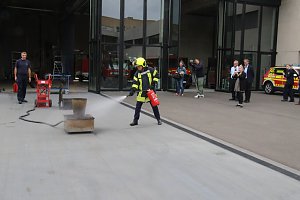 Th&uuml;ringens Innenminister Georg Maier stellte die Feuerwehrstatistik f&uuml;r das Jahr 2022 in der neuen Feuerwache in Nordhausen vor