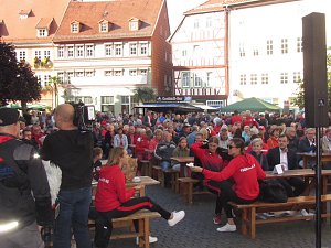 Saisoner&ouml;ffnung des THC auf dem Bad Langensalzaer Neumarkt