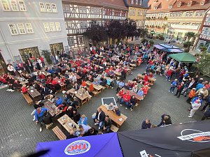 Saisoner&ouml;ffnung des THC auf dem Bad Langensalzaer Neumarkt