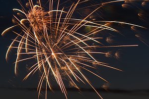 Feuerwerk zum Brunnenfest 2024