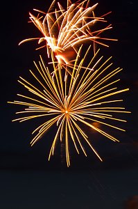 Feuerwerk zum Brunnenfest 2024