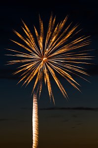 Feuerwerk zum Brunnenfest 2024