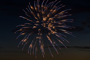 Feuerwerk zum Brunnenfest 2024