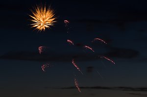 Feuerwerk zum Brunnenfest 2024