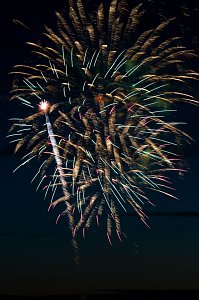 Feuerwerk zum Brunnenfest 2024