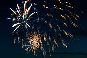 Feuerwerk zum Brunnenfest 2024