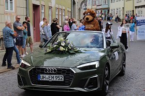 Gro&szlig;er festlicher Umzug zum 211. Brunnenfest in Bad Langensalza